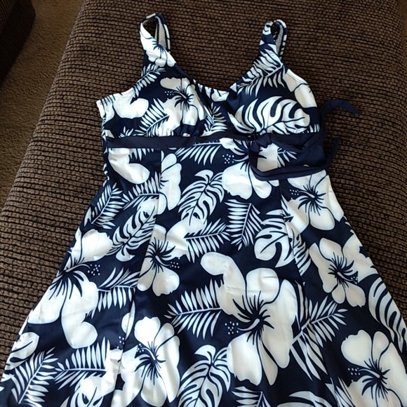 Other - *Sale* Blue and white two piece swimsuit